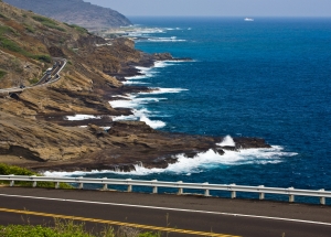 Scenic drive off Oahu's east shore